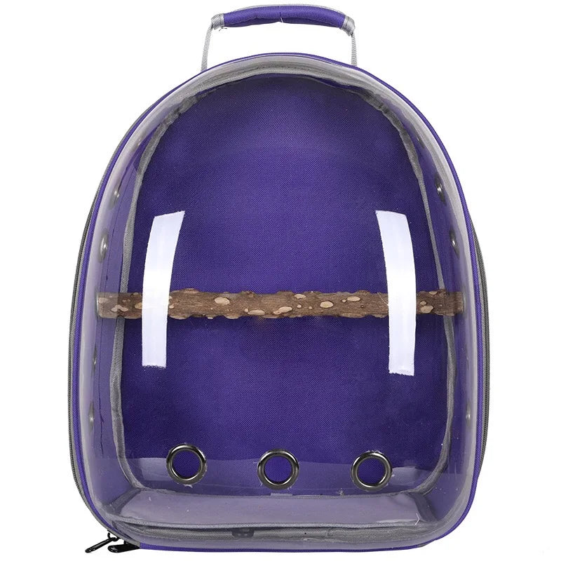 Bird Backpack with Perch and Feeder 