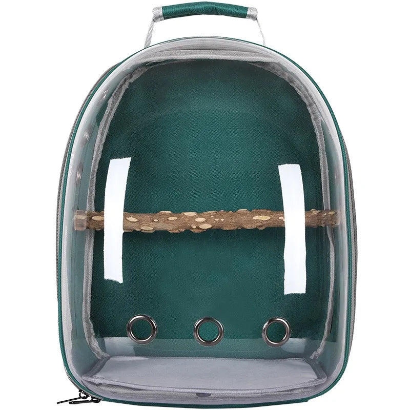 Bird Backpack with Perch and Feeder 