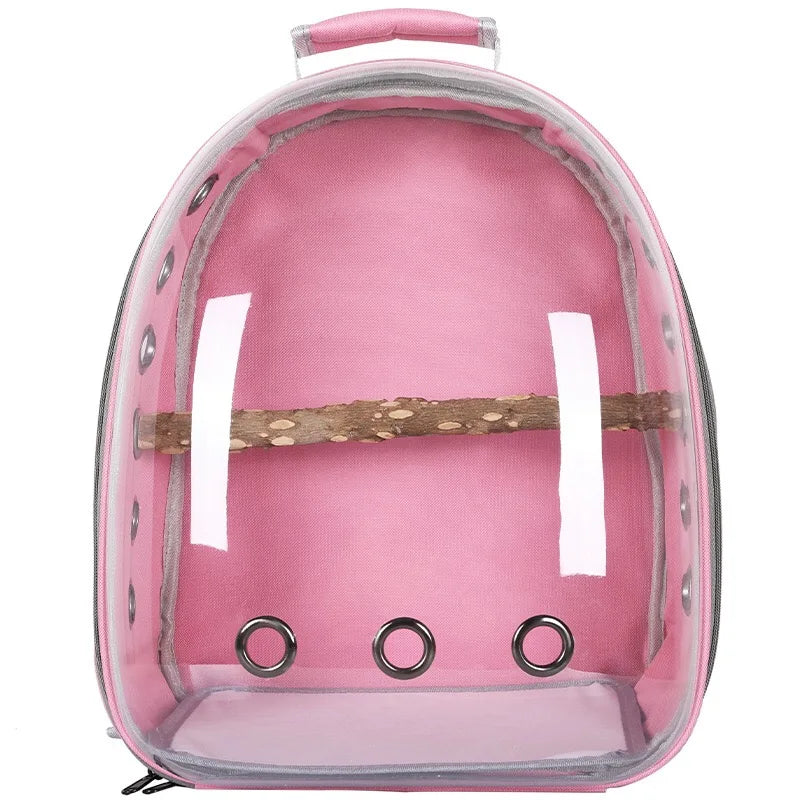 Bird Backpack with Perch and Feeder 