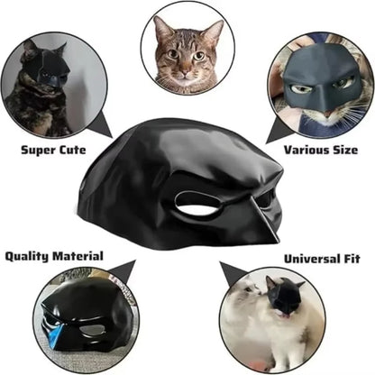 Cat Mask Cute Matte Bat Design for Pets Cool Cosplay Costume Accessory for Daily Decor Parties Cat Dogs Spooky Make-Up Party Toy