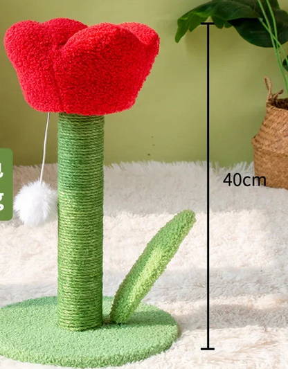 Tulip-Shaped Cat Tower