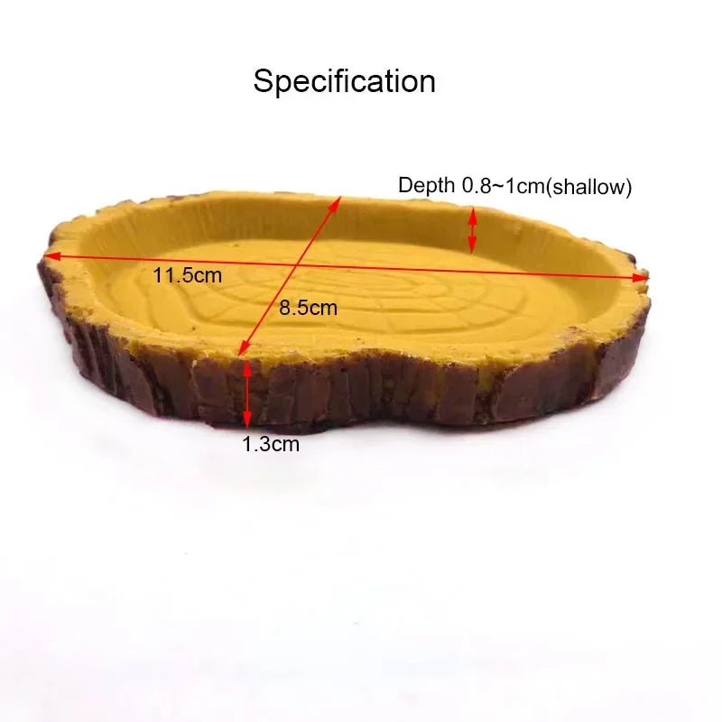 Pet Reptile Feeder Bowl