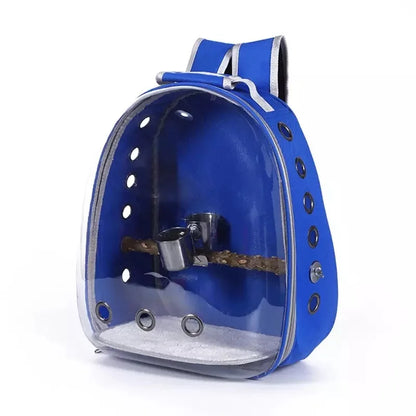 Bird Backpack with Perch and Feeder 