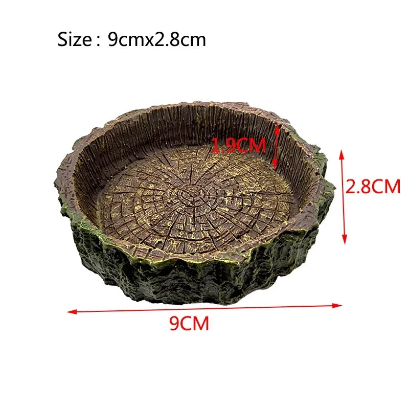 Pet Reptile Feeder Bowl