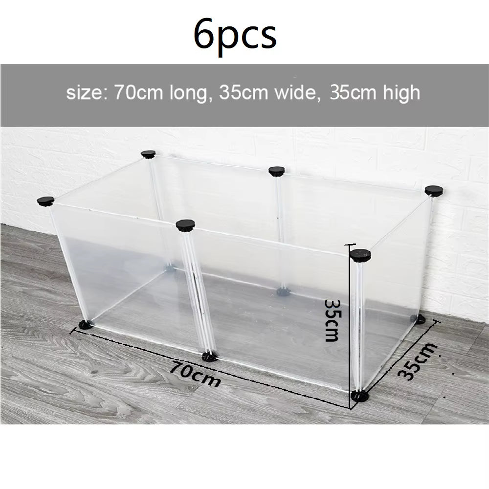 Six-panel small-pet playpen dimensions