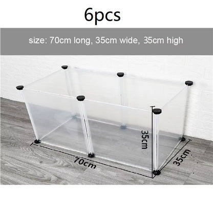 Six-panel small-pet playpen dimensions