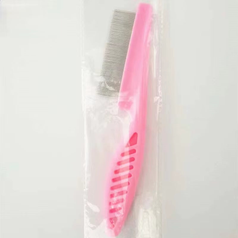 1/2Pc Pet Hair Shedding Comb Stainless Steel Flea Comb for Cat Dog Pet Comfort Flea Hair Grooming Comb Dog Brush Grooming Tools