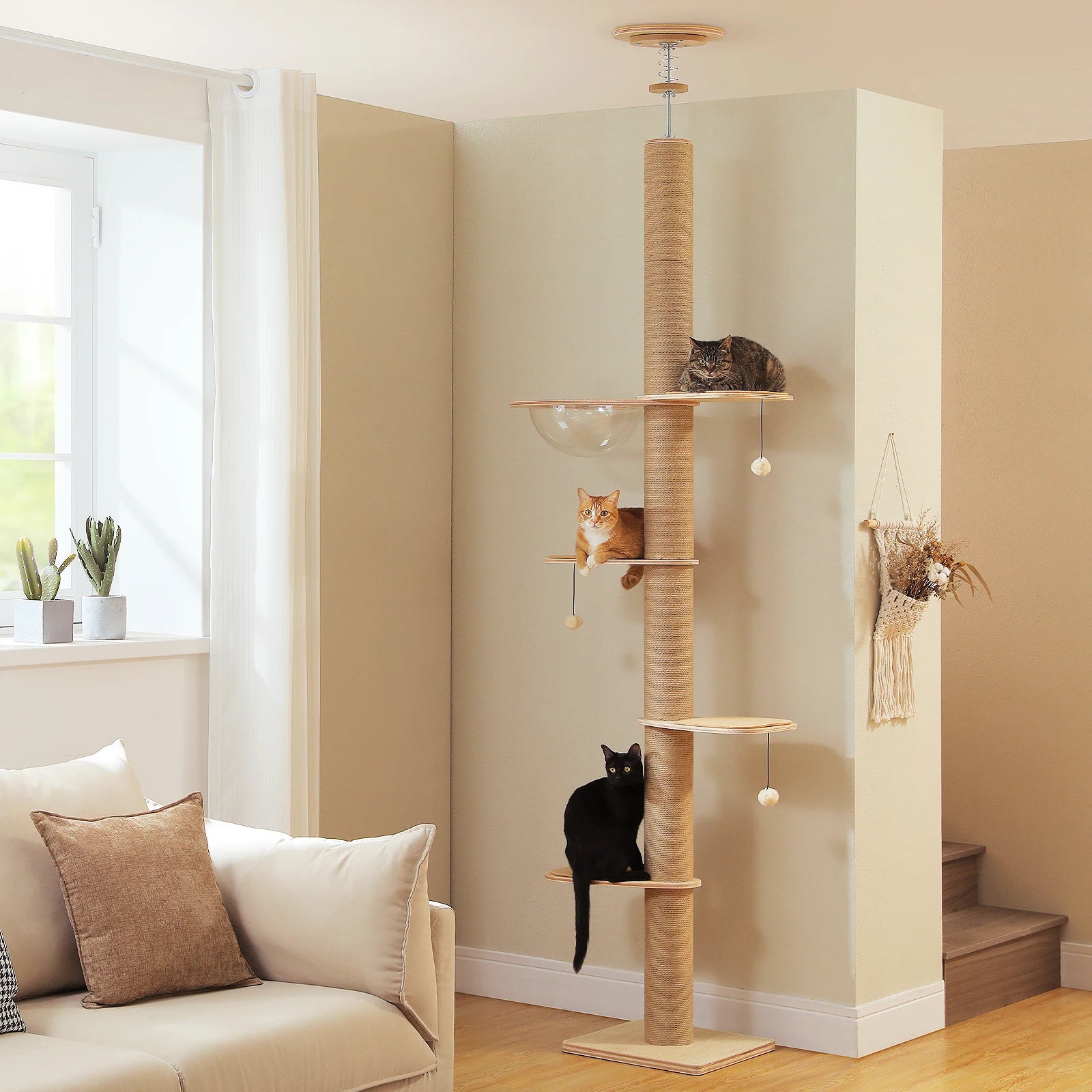 Floor to Ceiling Cat Tree 