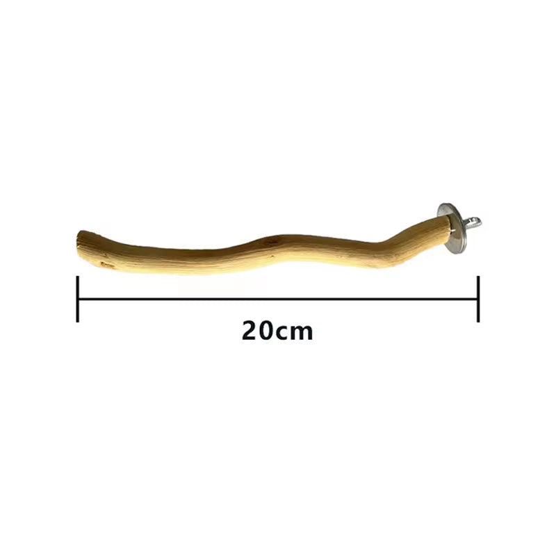 Natural Parrot Wood Perch 