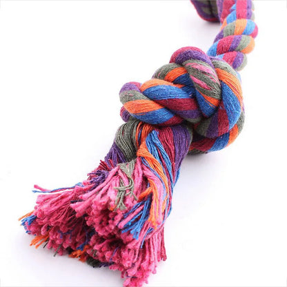 Durable Dog Bite Rope Toys - Safe Cotton Rope for Teeth Cleaning and Playtime Fun!