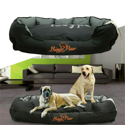 BingoPaw waterproof bolster dog bed — view 7