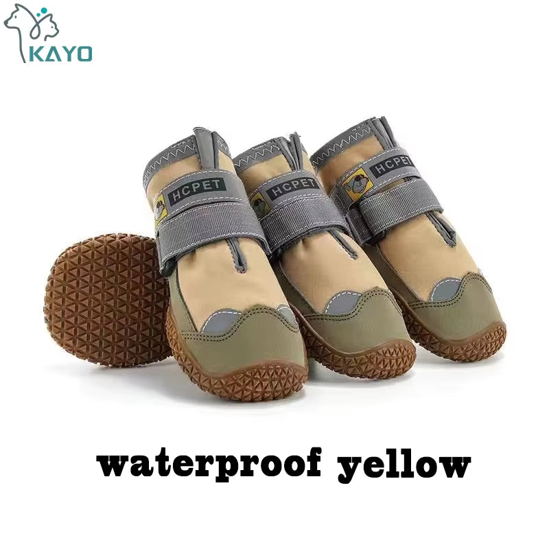 4Pcs/Set Dog Shoes 