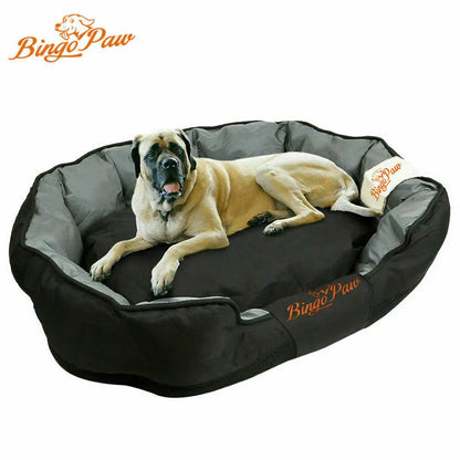 BingoPaw waterproof bolster dog bed — view 3