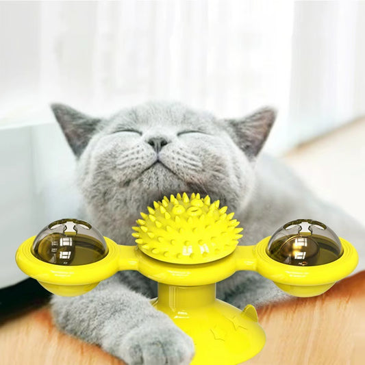 Cat Toy with Glowing Ball & Catnip