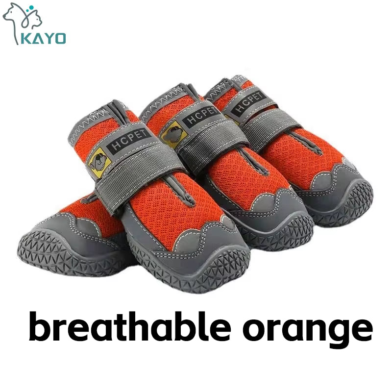 4Pcs/Set Dog Shoes 