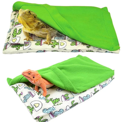 Bearded Dragon Bed with Pillow and Blanket