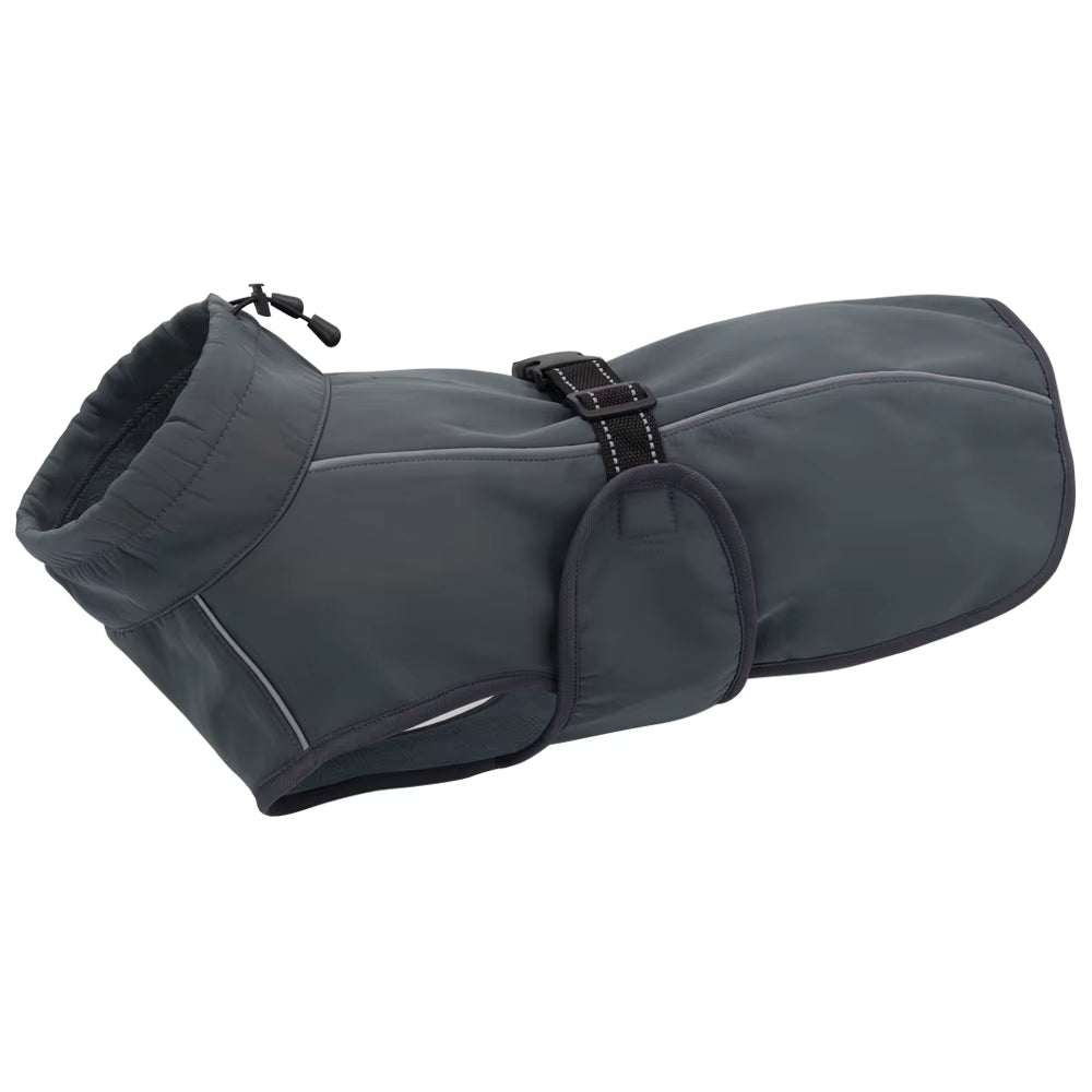 Adjustable fit on the reflective dog coat