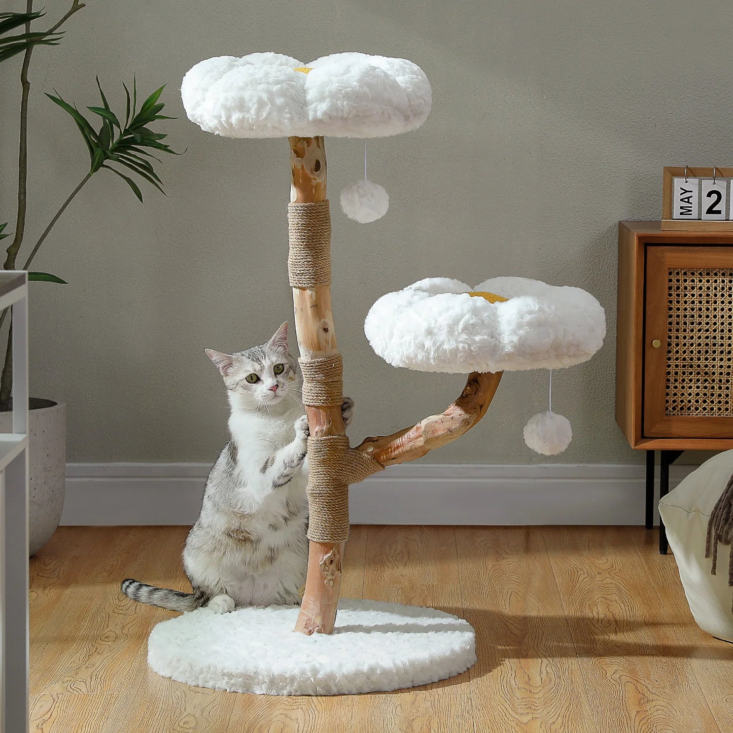 Flower Cat Tower with Condo