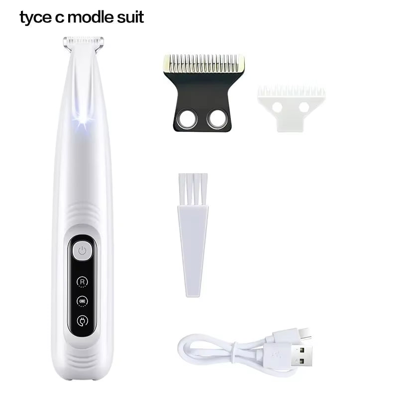 Pet Trimmer with LED Light 