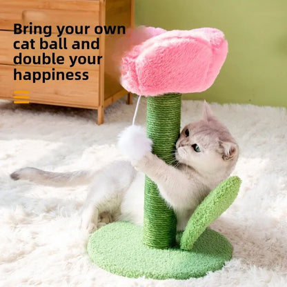 Tulip-Shaped Cat Tower 
