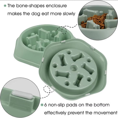 Slow Feeder Dog Bowl 