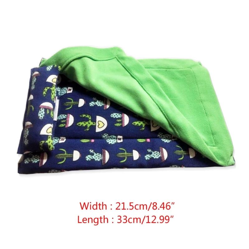 Bearded Dragon Bed with Pillow and Blanket