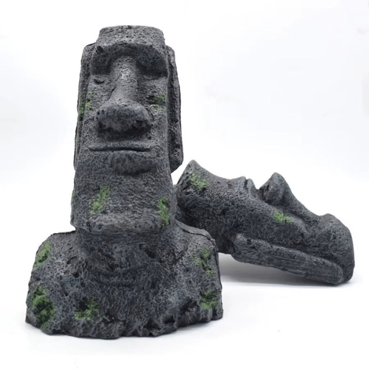 Easter Island Stone Aquarium Decoration — featured product image