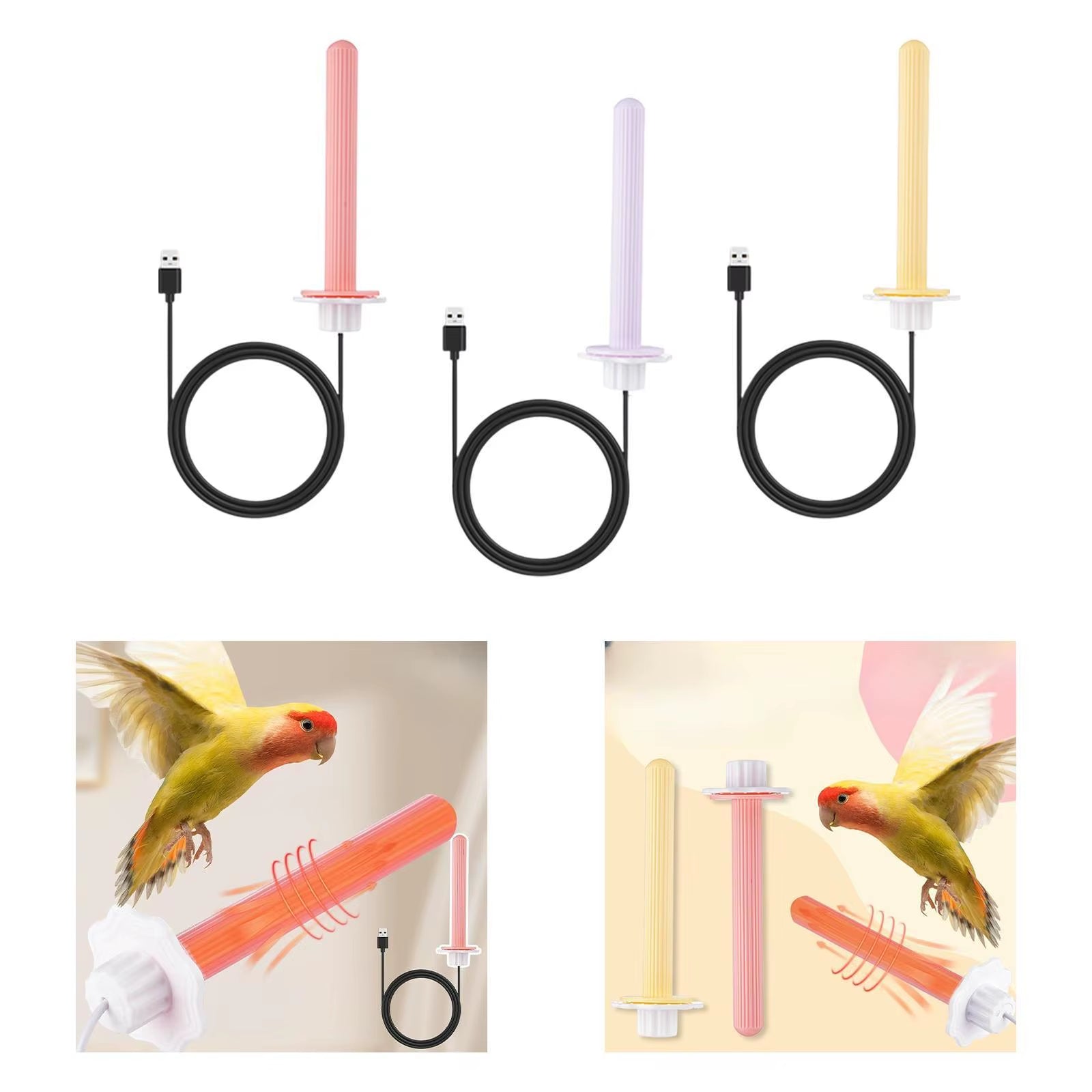 USB Bird Perch Heater