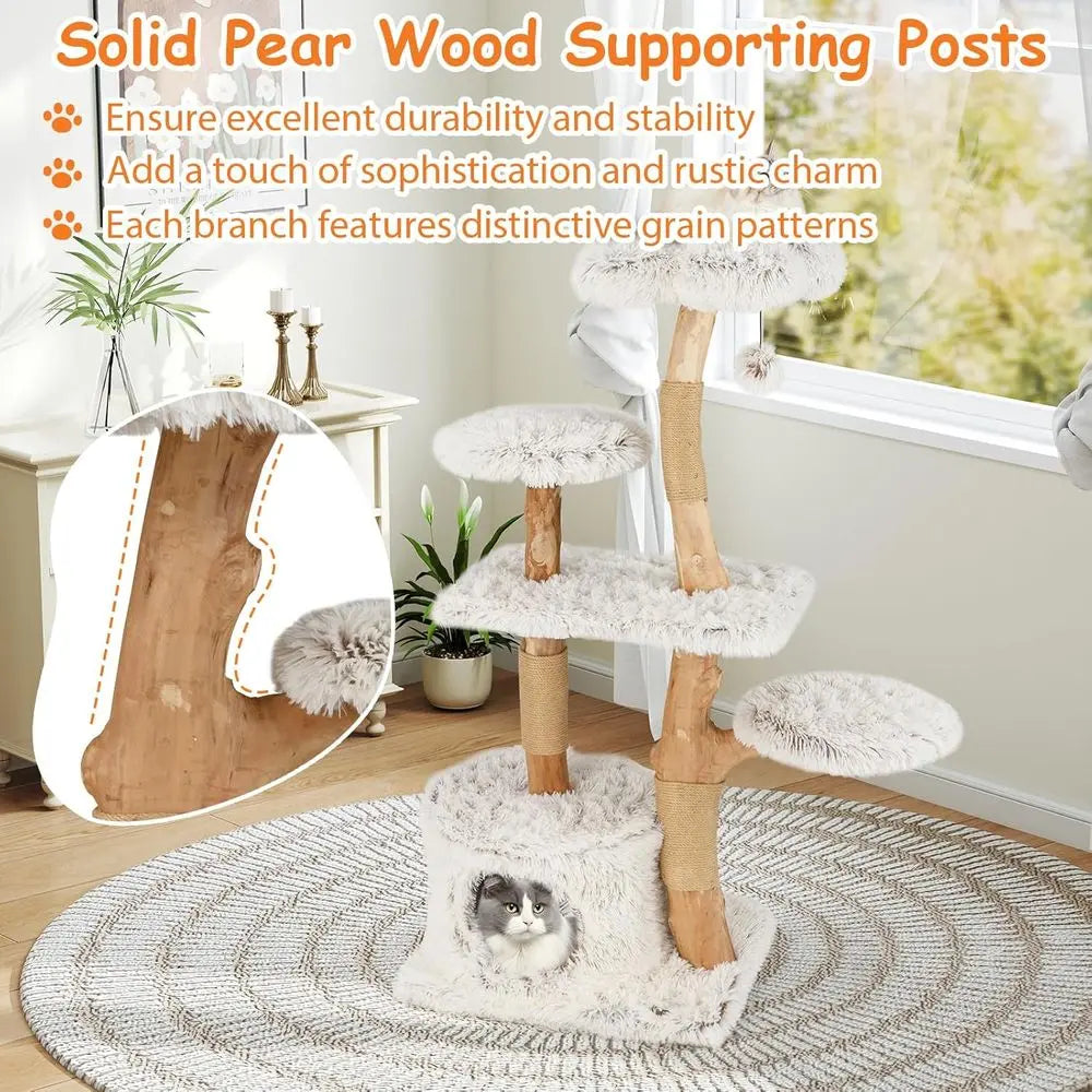 Wooden Cat Tower 
