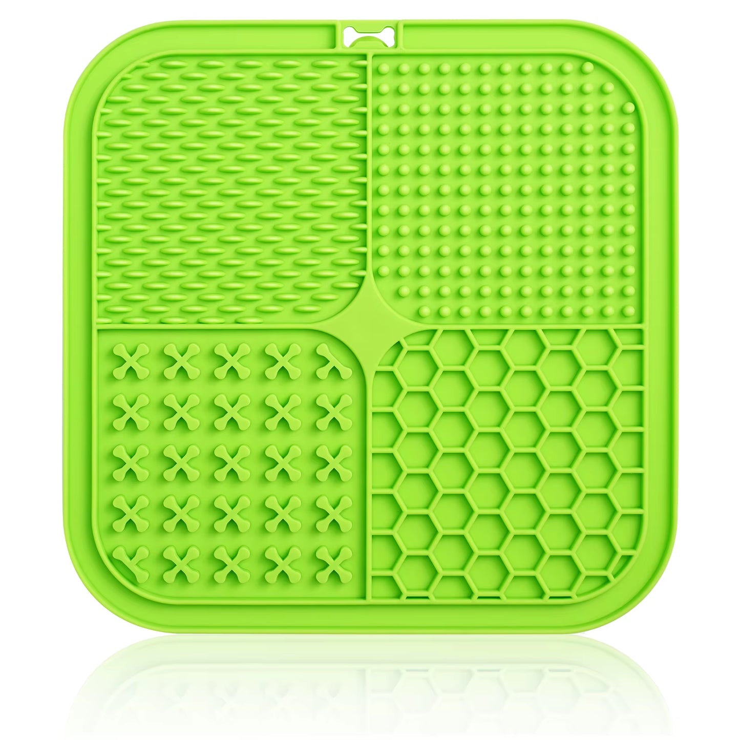 Dog Lick Mat with Suction Cups Slow Feeders Licking Pet Anxiety Relief Cat Training for Food, Yogurt, Peanut Butter