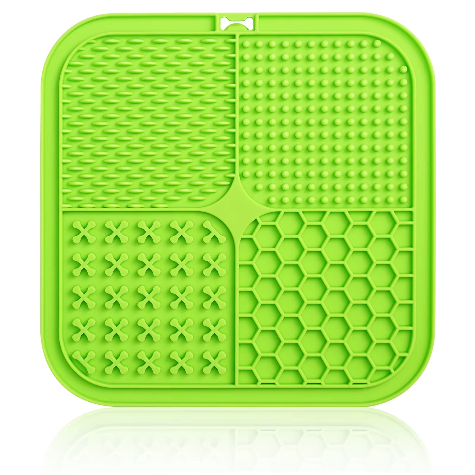 Dog Lick Mat with Suction Cups Slow Feeders Licking Pet Anxiety Relief Cat Training for Food, Yogurt, Peanut Butter