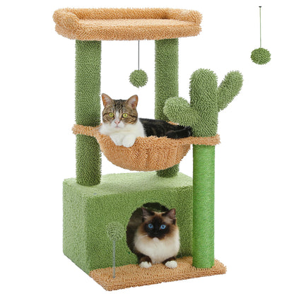 4-In-1 Cactus Cat Tree 