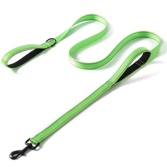 Heavy-Duty Dual-Handle Reflective Dog Leash — featured product image