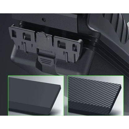 Replaceable scraper and cleaning pad on the magnetic aquarium cleaner